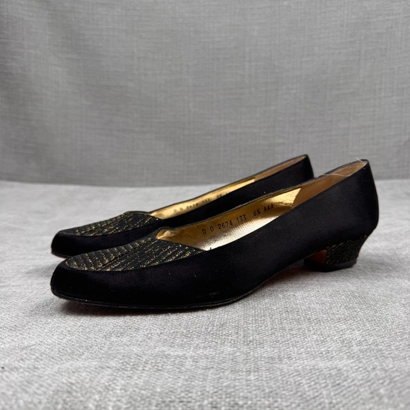 black and gold dress shoes women The Imperial Black & Gold Leather Men Dress Shoe [EU-46 & US-13]